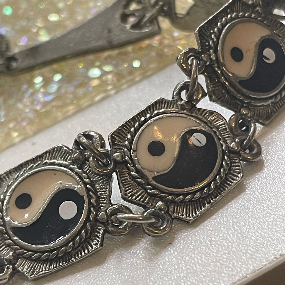 Yin Yang Silver Bracelet